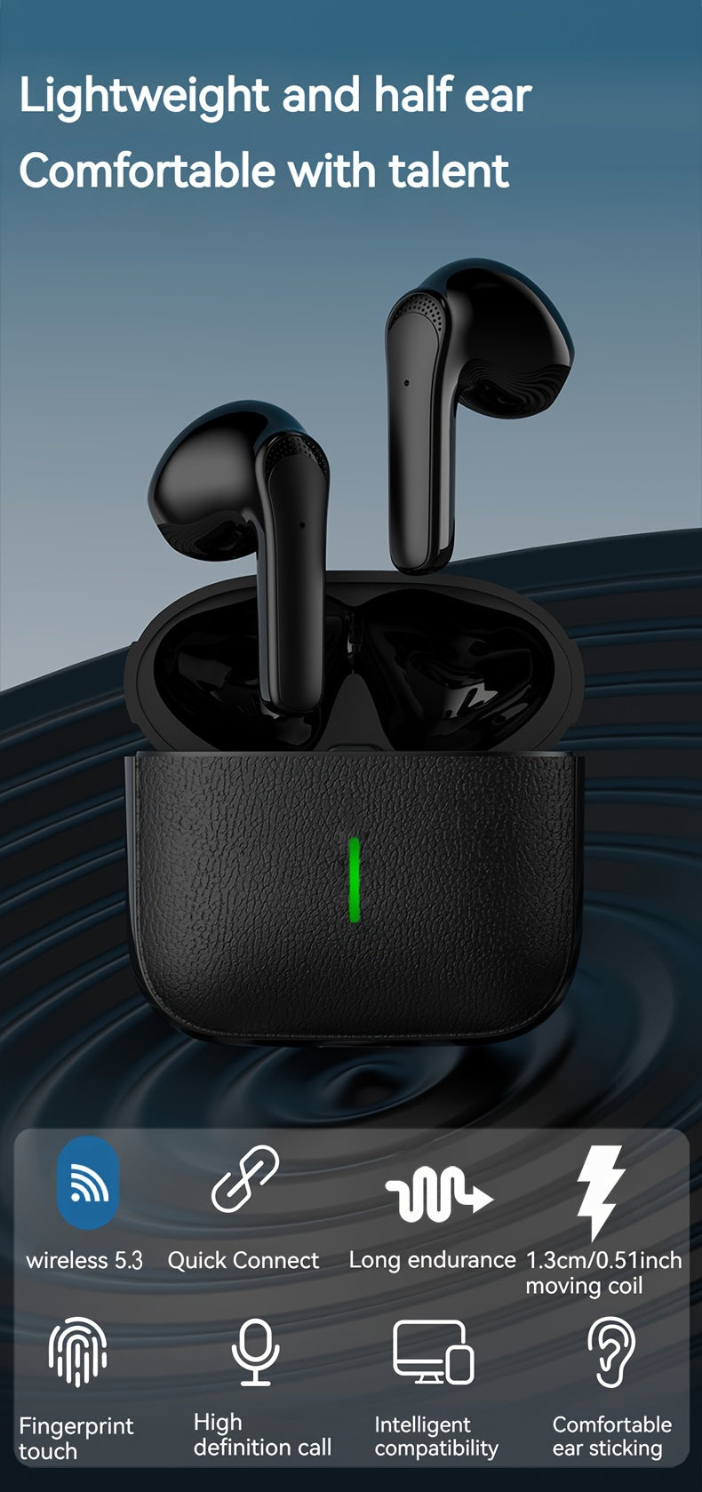 fones de ouvido sem fio, à prova d'água
